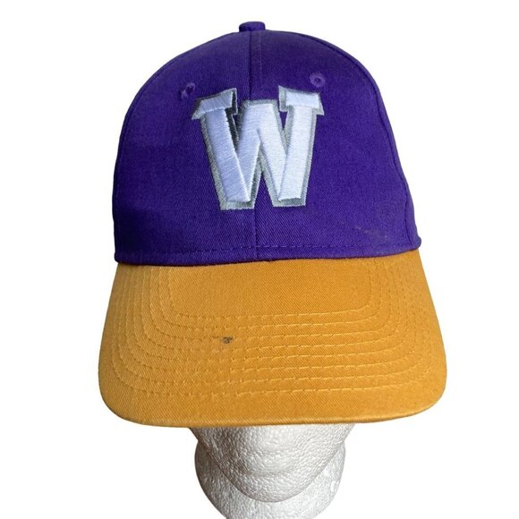 Washington Huskies Snapback Hat University of Washington Embroidered Logo - Picture 1 of 9